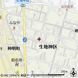 富山県黒部市生地神区316-4周辺の地図