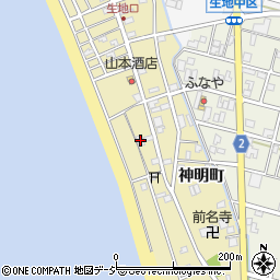 富山県黒部市生地112周辺の地図