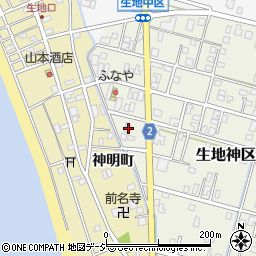 富山県黒部市生地神区277-6周辺の地図