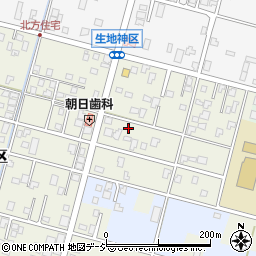 富山県黒部市生地神区432-1周辺の地図