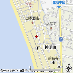 富山県黒部市生地96周辺の地図