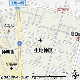 富山県黒部市生地神区320-5周辺の地図