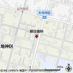 富山県黒部市生地神区346-1周辺の地図
