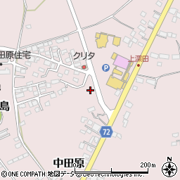 栃木県大田原市中田原2082-1周辺の地図