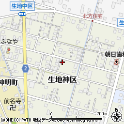 富山県黒部市生地神区323-3周辺の地図