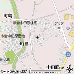 栃木県大田原市中田原2088-35周辺の地図