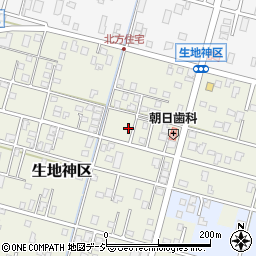 富山県黒部市生地神区335-3周辺の地図