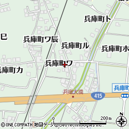 石川県羽咋市兵庫町ワ周辺の地図