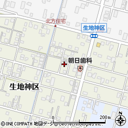富山県黒部市生地神区335-7周辺の地図
