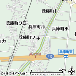 石川県羽咋市兵庫町ル周辺の地図