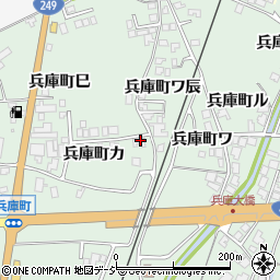 石川県羽咋市兵庫町カ周辺の地図