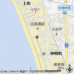 富山県黒部市生地118-1周辺の地図