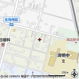 富山県黒部市生地神区403-2周辺の地図