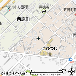 栃木県那須塩原市西大和9周辺の地図