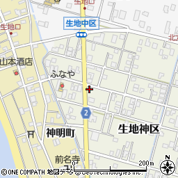 富山県黒部市生地神区306-5周辺の地図