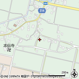富山県黒部市沓掛185周辺の地図