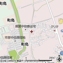 栃木県大田原市中田原2096周辺の地図