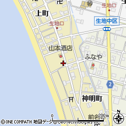 富山県黒部市生地82周辺の地図