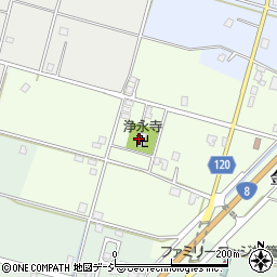 浄永寺周辺の地図