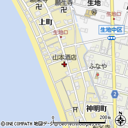 富山県黒部市生地71周辺の地図