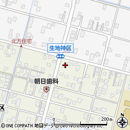 ファミリーマート黒部生地店周辺の地図