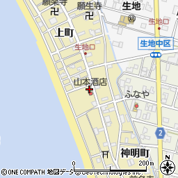 富山県黒部市生地68周辺の地図