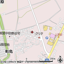 栃木県大田原市中田原2105-2周辺の地図