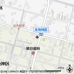 富山県黒部市生地神区391-3周辺の地図