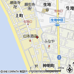 富山県黒部市生地43周辺の地図