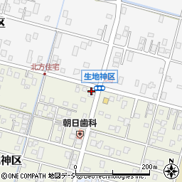 富山県黒部市生地神区391-2周辺の地図