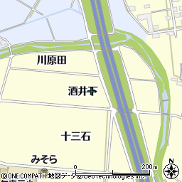 福島県いわき市瀬戸町酒井下周辺の地図