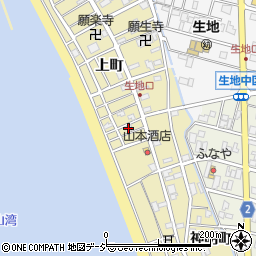 富山県黒部市生地59周辺の地図