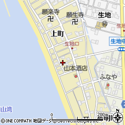 富山県黒部市生地上町233周辺の地図