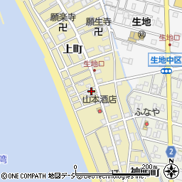 富山県黒部市生地55周辺の地図