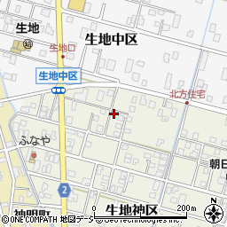 富山県黒部市生地神区362周辺の地図