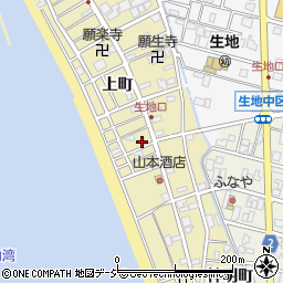 富山県黒部市生地上町226周辺の地図