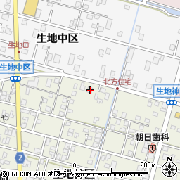富山県黒部市生地神区378周辺の地図