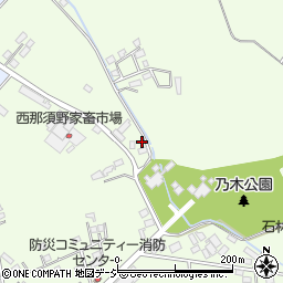 栃木県那須塩原市石林881周辺の地図