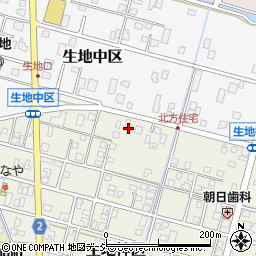 富山県黒部市生地神区377-2周辺の地図