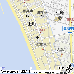 富山県黒部市生地上町229周辺の地図