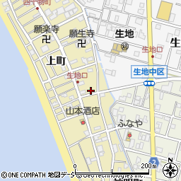 富山県黒部市生地222周辺の地図