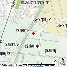 石川県羽咋市兵庫町ヘ周辺の地図