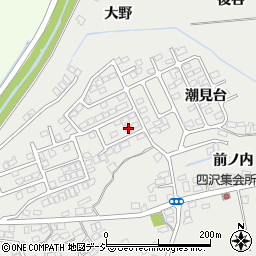 福島県いわき市勿来町四沢潮見台121周辺の地図