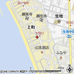 富山県黒部市生地212周辺の地図
