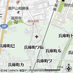 石川県羽咋市兵庫町ワ辰周辺の地図
