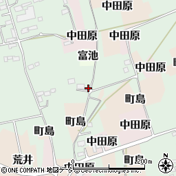 栃木県大田原市荒井734周辺の地図