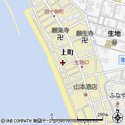 富山県黒部市生地192周辺の地図