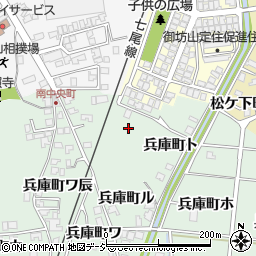 石川県羽咋市兵庫町御坊山周辺の地図