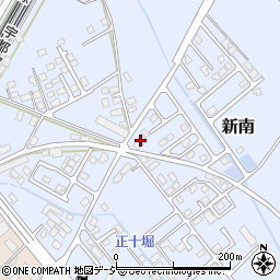 栃木県那須塩原市新南周辺の地図