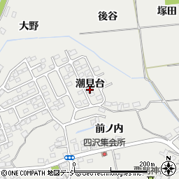 福島県いわき市勿来町四沢潮見台38周辺の地図